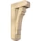 Ekena Millwork Merced Craftsman Rough Sawn Bracket w/ Offset Brace, Douglas Fir, 6"W x 14"D x 26"H BKT0604X14X26MRC04RDF - alternate 1